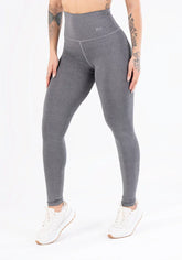 Conjunto Calça + Top legging mescla cintura alta básica