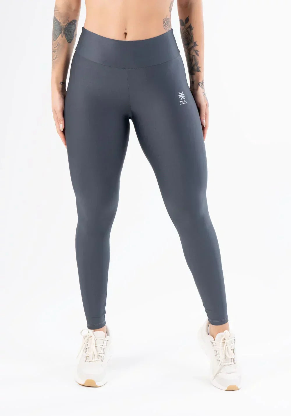 Conjunto Calça + Top legging equilibrium cinza