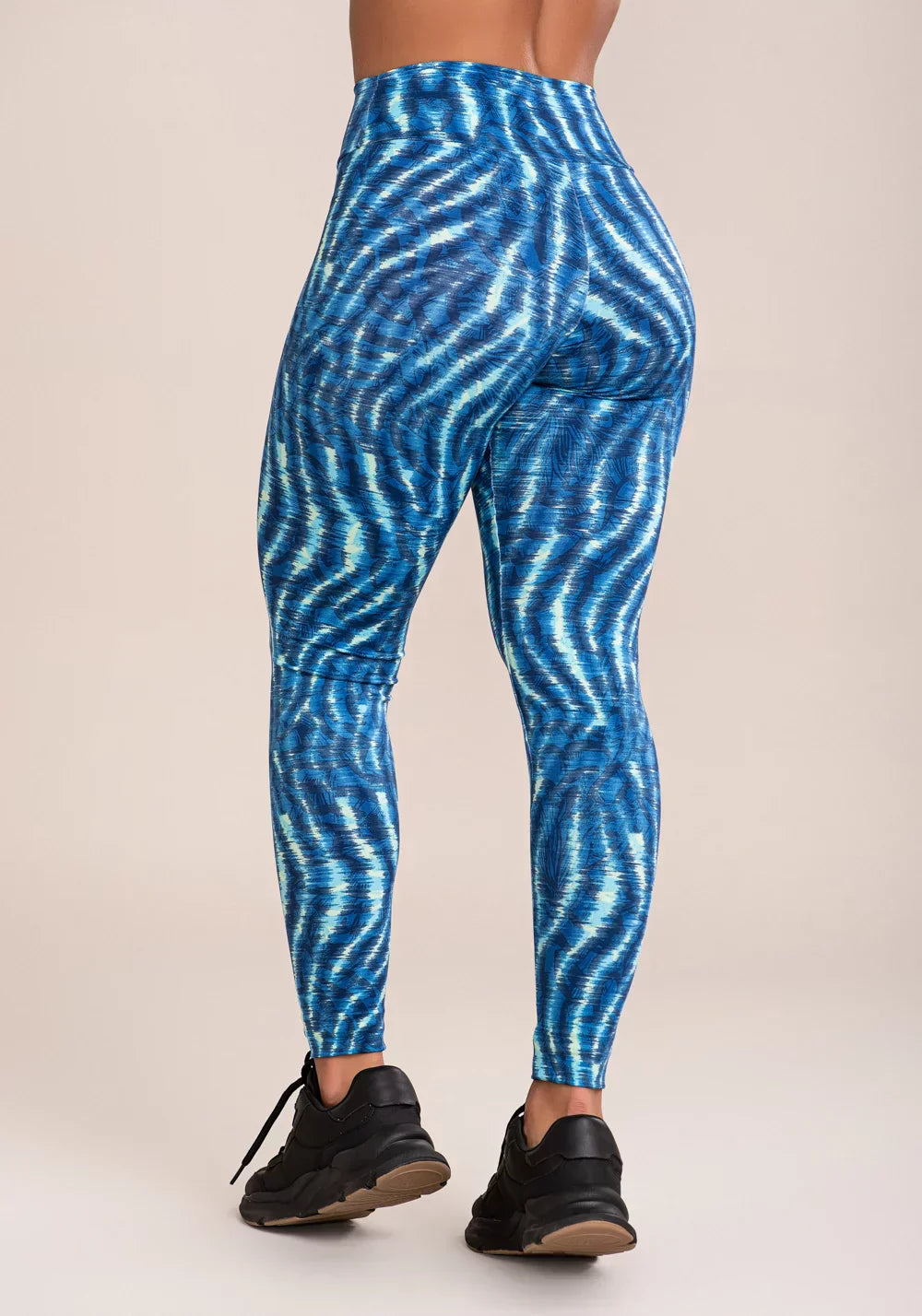 Conjunto Legging fitness feminina + Top euphoria estampa animal blurred