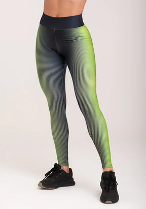 Conjunto Legging fitness feminina + Calça Legging estampada win neon printed