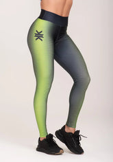 Conjunto Legging fitness feminina + Calça Legging estampada win neon printed