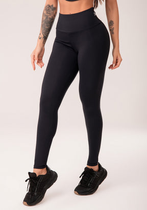 Conjunto Legging + Top fitness feminina preto harmony