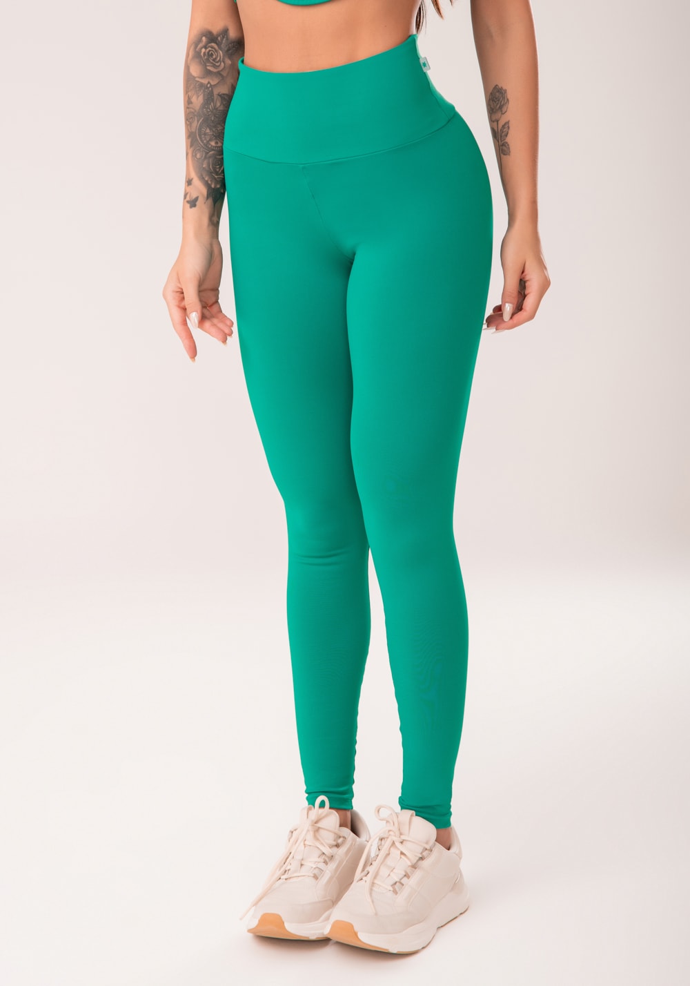 Conjunto Legging + Top fitness feminina verde harmony