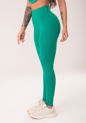 Conjunto Legging + Top fitness feminina verde harmony